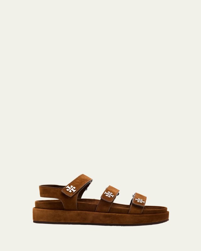 Kira Suede Sport Triple-Strap Sandals